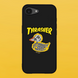 Чехол для APPLE IPHONE 16e 2D пластиковый с черными силиконовыми бортиками THRASHER 55827 фото