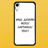 Чохол для IPHONE XR чорний з Нанесенням 5005-7 фото