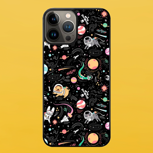 Чехол для APPLE IPHONE 13 PRO 2D пластиковый с черными силиконовыми бортиками SPAZIO 53214 фото