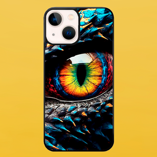 Чехол для APPLE IPHONE 15 PLUS 2D пластиковый с черными силиконовыми бортиками DRAGON 53321 фото