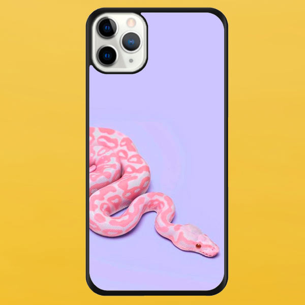 Чехол для APPLE IPHONE 11 PRO MAX 2D пластиковый с черными силиконовыми бортиками SNAKE 5508 фото