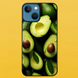 Чехол для APPLE IPHONE 13 2D пластиковый с черными силиконовыми бортиками AVOCADO 58013 фото