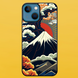 Чехол для APPLE IPHONE 15 2D пластиковый с черными силиконовыми бортиками MOUNTAINS 52220 фото