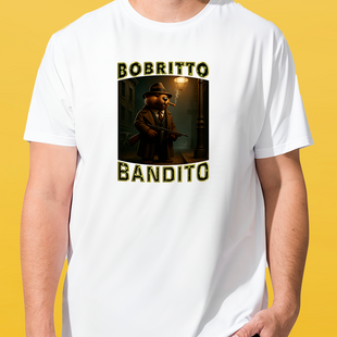 Футболка біла чоловіча BOBRITO BANDITO 30195 фото