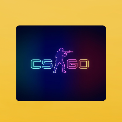 Килимок під мишку прямокутний (22*18 см) Counter Strike Logo 6013-1 фото
