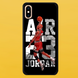 Чохол для APPLE IPHONE X/XS 2D пластиковий з чорними силіконовими бортиками JORDAN 53503 фото
