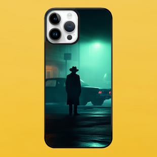 Чехол для APPLE IPHONE 15 PRO MAX 2D пластиковый с черными силиконовыми бортиками MAN 56723 фото