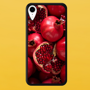 Чехол для APPLE IPHONE XR 2D пластиковый с черными силиконовыми бортиками GRANAT 57805 фото