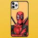 Чехол для APPLE IPHONE 11 PRO MAX 2D пластиковый с черными силиконовыми бортиками DEADPOOL 53408 фото