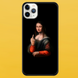 Чехол для APPLE IPHONE 11 PRO MAX 2D пластиковый с черными силиконовыми бортиками MONA LISA 53908 фото