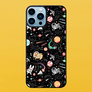 Чохол для APPLE IPHONE 13 PRO MAX 2D пластиковий з чорними силіконовими бортиками SPAZIO 53215 фото