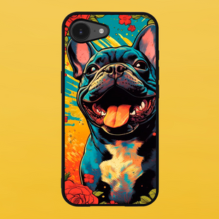 Чохол для APPLE IPHONE 16e 2D пластиковий з чорними силіконовими бортиками BULLDOG 52627 фото