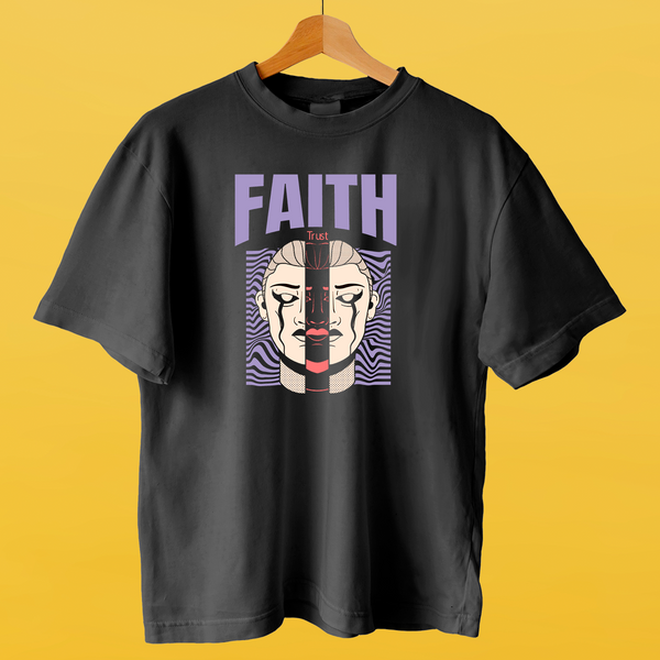 Футболка чорна жіноча FAITH 3068 фото