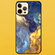 Чехол для APPLE IPHONE 12 PRO MAX 2D пластиковый с черными силиконовыми бортиками CLOUD 51011 фото