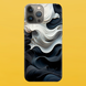Чохол для APPLE IPHONE 13 PRO силіконовий прозорий BLACK/WHITE 54014 фото