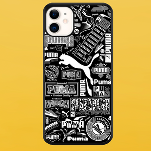 Чохол для APPLE IPHONE 11 2D пластиковий з чорними силіконовими бортиками PUMA 54806 фото