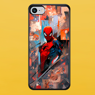 Чохол для APPLE IPHONE 7/8/SE 2020 2D пластиковий з чорними силіконовими бортиками SPIDER-MAN 53601 фото