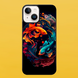 Чехол для APPLE IPHONE 14 PLUS 2D пластиковый с черными силиконовыми бортиками PESCARE 52817 фото