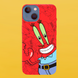 Чехол для APPLE IPHONE 15 силиконовый прозрачный Mr Krabs 52320 фото