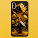 Чохол для APPLE IPHONE XS MAX 2D пластиковий з чорними силіконовими бортиками CUBE 53104 фото