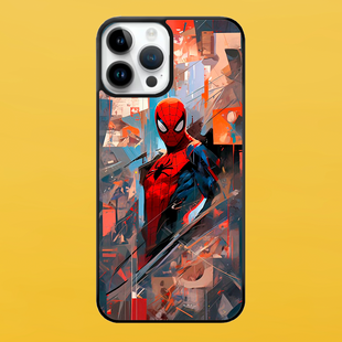 Чохол для APPLE IPHONE 15 PRO MAX 2D пластиковий з чорними силіконовими бортиками SPIDER-MAN 53623 фото