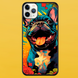 Чехол для APPLE IPHONE 11 PRO MAX 2D пластиковый с черными силиконовыми бортиками BULLDOG 52608 фото