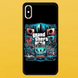 Чехол для APPLE IPHONE XS MAX 2D пластиковый с черными силиконовыми бортиками GTA 56604 фото