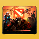 Коврик под мышку прямоугольный с черным оверлоком (24*20 см) DOTA 2 6015-1 фото