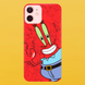 Чехол для APPLE IPHONE 12 MINI силиконовый прозрачный Mr Krabs 52309 фото