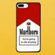Чохол для APPLE IPHONE 7 PLUS/8 PLUS 2D пластиковий з чорними силіконовими бортиками MARLBORO 56002 фото