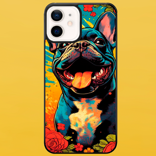 Чохол для APPLE IPHONE 12 2D пластиковий з чорними силіконовими бортиками BULLDOG 52610 фото