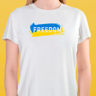 Футболка белая женская FREEDOM 3053-7 фото