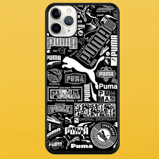 Чохол для APPLE IPHONE 11 PRO 2D пластиковий з чорними силіконовими бортиками PUMA 54807 фото