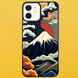 Чехол для APPLE IPHONE 12 MINI 2D пластиковый с черными силиконовыми бортиками MOUNTAINS 52209 фото