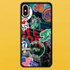 Чохол для APPLE IPHONE X/XS 2D пластиковий з чорними силіконовими бортиками NY 54403 фото