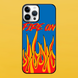Чохол для APPLE IPHONE 15 PRO 2D пластиковий з чорними силіконовими бортиками FIRE ON 51722 фото
