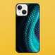 Чехол для APPLE IPHONE 14 2D пластиковый с черными силиконовыми бортиками SNAKE SKIN 51516 фото