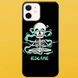 Чохол для APPLE IPHONE 12 2D пластиковий з чорними силіконовими бортиками ESCAPE 55910 фото