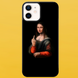 Чохол для APPLE IPHONE 12 2D пластиковий з чорними силіконовими бортиками MONA LISA 53910 фото