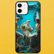 Чехол для APPLE IPHONE 12 2D пластиковый с черными силиконовыми бортиками SCULPTURE 57110 фото