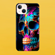 Чохол для APPLE IPHONE 13 MINI силіконовий прозорий SKULL 52712 фото