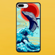 Чохол для APPLE IPHONE 7 PLUS/8 PLUS 2D пластиковий з чорними силіконовими бортиками WHALE 55102 фото