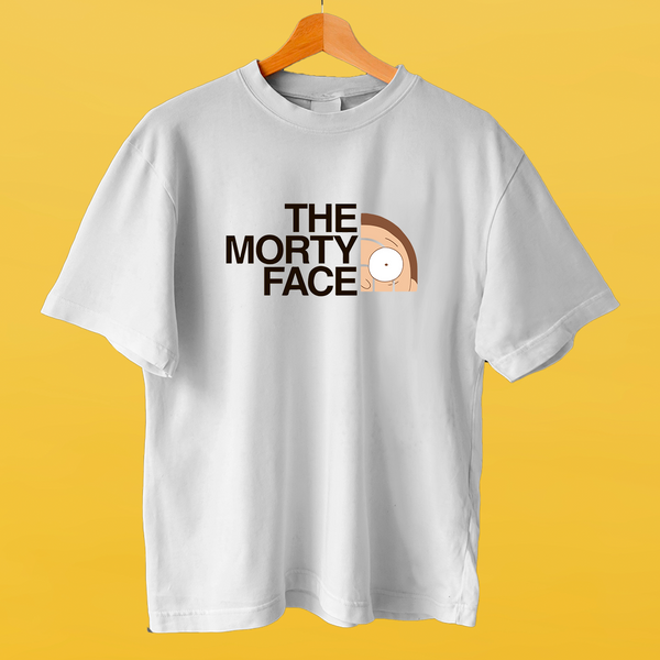 Футболка белая женская THE MORTY FACE 3076 фото