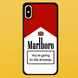Чохол для APPLE IPHONE X/XS 2D пластиковий з чорними силіконовими бортиками MARLBORO 56003 фото