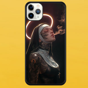 Чехол для APPLE IPHONE 11 PRO 2D пластиковый с черными силиконовыми бортиками UNHOLY 57407 фото