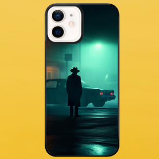 Чехол для APPLE IPHONE 12 2D пластиковый с черными силиконовыми бортиками MAN 56710 фото