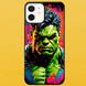 Чохол для APPLE IPHONE 12 2D пластиковий з чорними силіконовими бортиками HULK 55010 фото