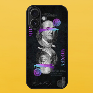 Чехол для APPLE IPHONE 16 2D пластиковый с черными силиконовыми бортиками MONEY 54928 фото