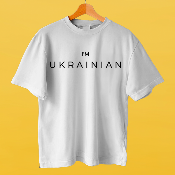 Футболка белая женская I'M UKRAINIAN 3033 фото