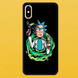 Чохол для APPLE IPHONE X/XS 2D пластиковий з чорними силіконовими бортиками RICK 52503 фото